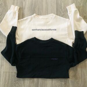 Zara Boys Ivory & Black Sweatshirts Size 11-12Y